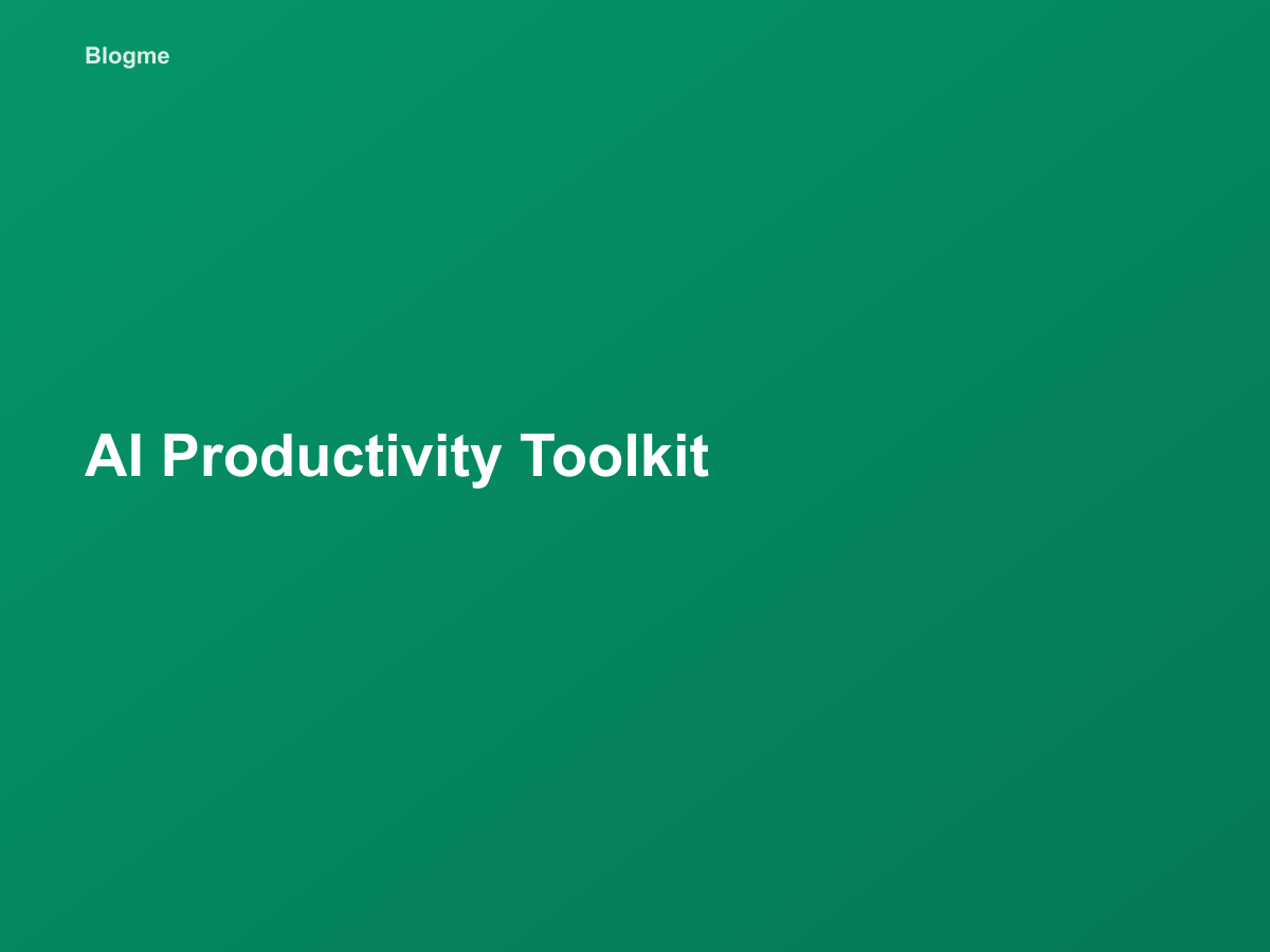 AI Productivity Toolkit